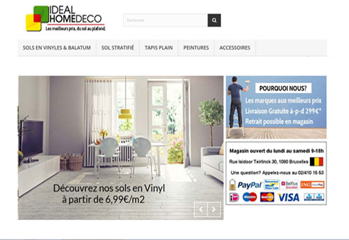 site web e commerce